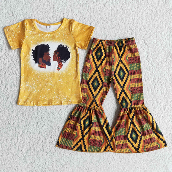 Promotional Yellow Girls Black History Month Outfits