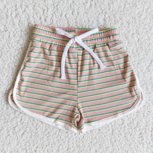 Multicolor Pinstripe 02 Cotton Sports Shorts