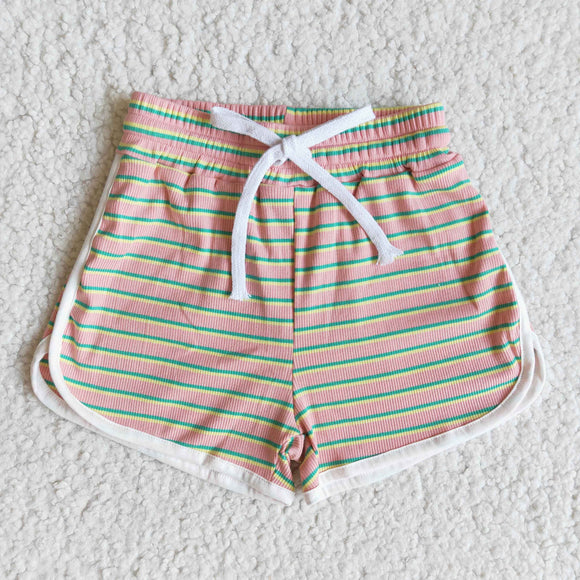 Multicolor Pinstripe 02 Cotton Sports Shorts