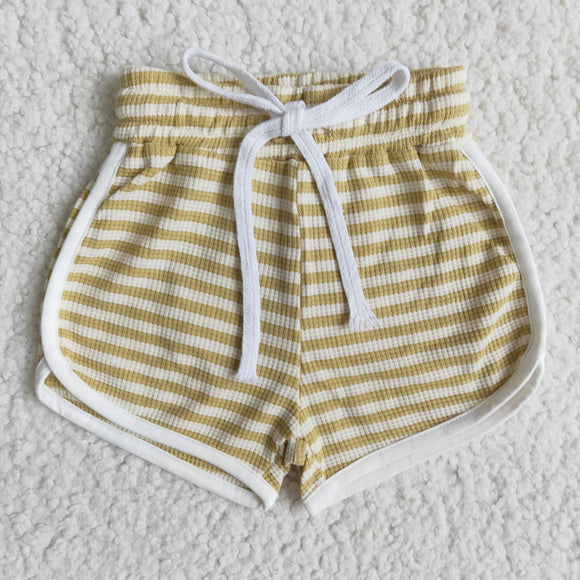 Brown Stripes Sports Shorts