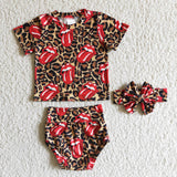 Promotional Cartoon Leopard Print Bummies Sets