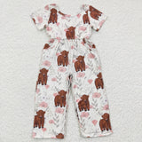 Yak Floral Girls Jumpsuit