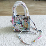 Cartoon Magic White Shoulder Bag