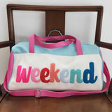Weekend Leather Gym Bag
