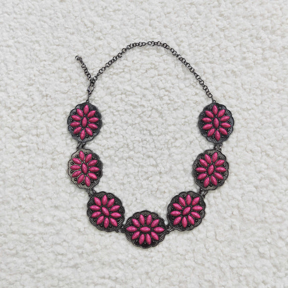 Hot Pink Gems Kids Belt