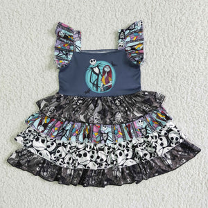 Cartoon Navy Girls Halloween Dress
