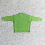 Smile Green Sweaters Kids Christmas Top