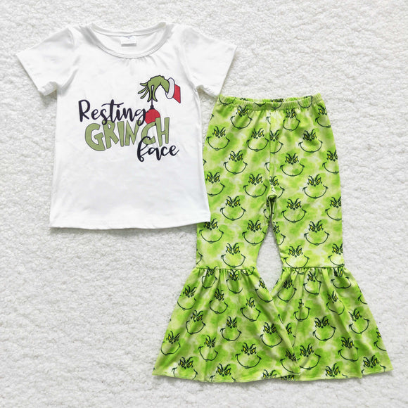 Promotional Cartoon Smile Girls Christmas Outfits