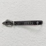 Diamond Black Kids Belt