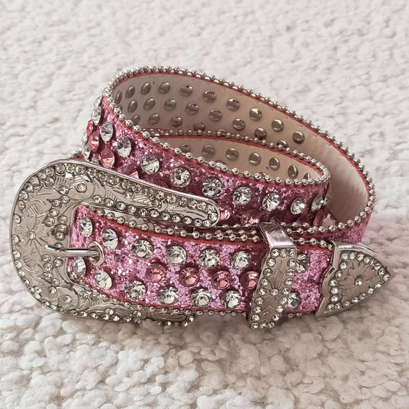 Diamond Pink Kids Belt