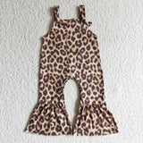 Leopard Print Girls Jumpsuit