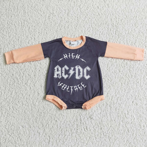 Promotional Leopard Print Long Sleeve Gray Girls Fall Romper