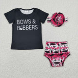 Promotional Bows & Bobbers Black Bummies Sets