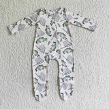 Promotional Fishing Net White Boys Fall Romper