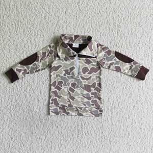 Polo Camo Boys Long Sleeve Top