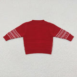 Highland Cow Red Kids Sweaters