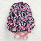 Cowgirl Hat Cow Print Backpack