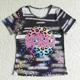MAMA Black Short Sleeve Top Mommy & Me