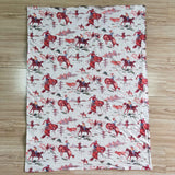 Cow Rodeo Brown Blankets